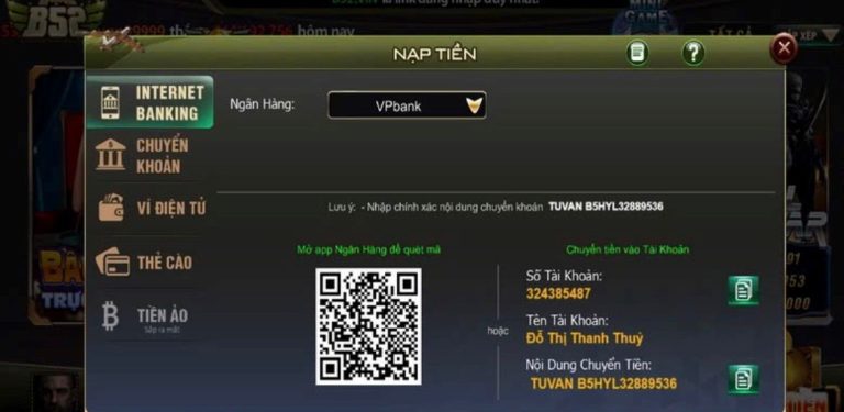 Lý do nên nạp tiền SanClub bằng banking